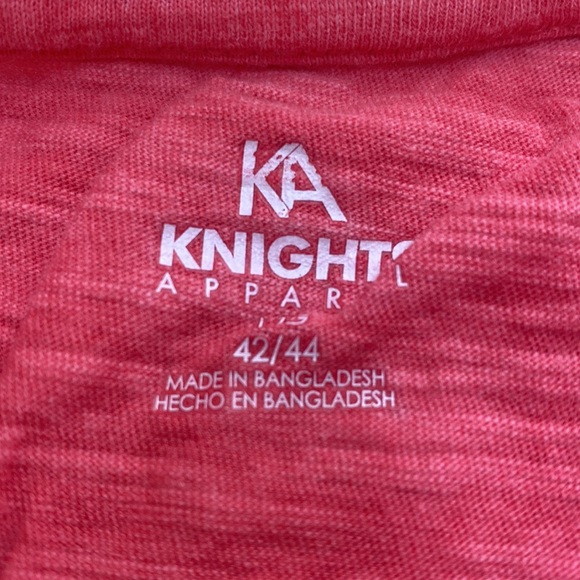 Knights Apparel Mens Large RedHawks Tee Shirt. - Picture 4 of 7